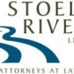 The logo for Attorneys at Law Stoel Rives LLP shows a winding road below the company name